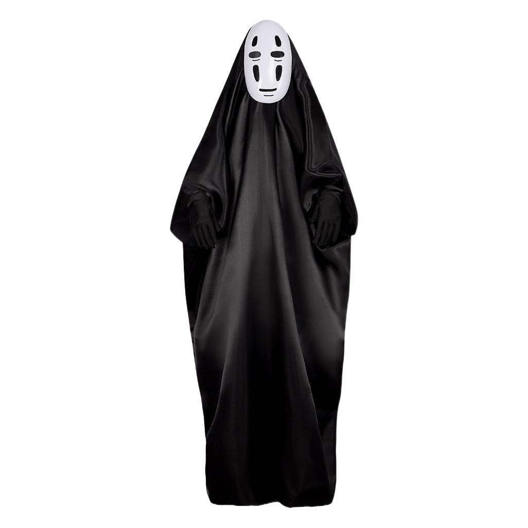Qingcheng Mask Ghost Clothing Halloween Cloak COS Clothing Faceless Male cosplay Anime Costume