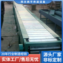 供应化妆品链板输送机 扣板日用洗护用品输送线 运行平稳检验包装