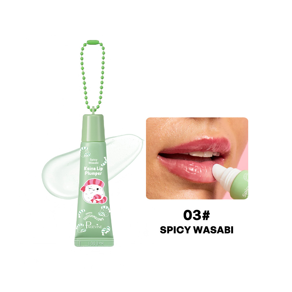 Amazon PAGE VINE serie de dibujos animados de frutas colgante esmalte labial refrescante y hidratante brillo labial comercio exterior transfronterizo