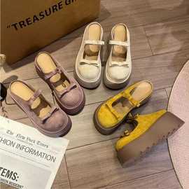 图片拍摄中，大货已出！米白色黄色粉色成年包头现货休闲塑料其他