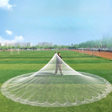 鱼网撒网老式传统手抛网纯手工旋网手撒渔网抛网易抛网大号铅坠扑