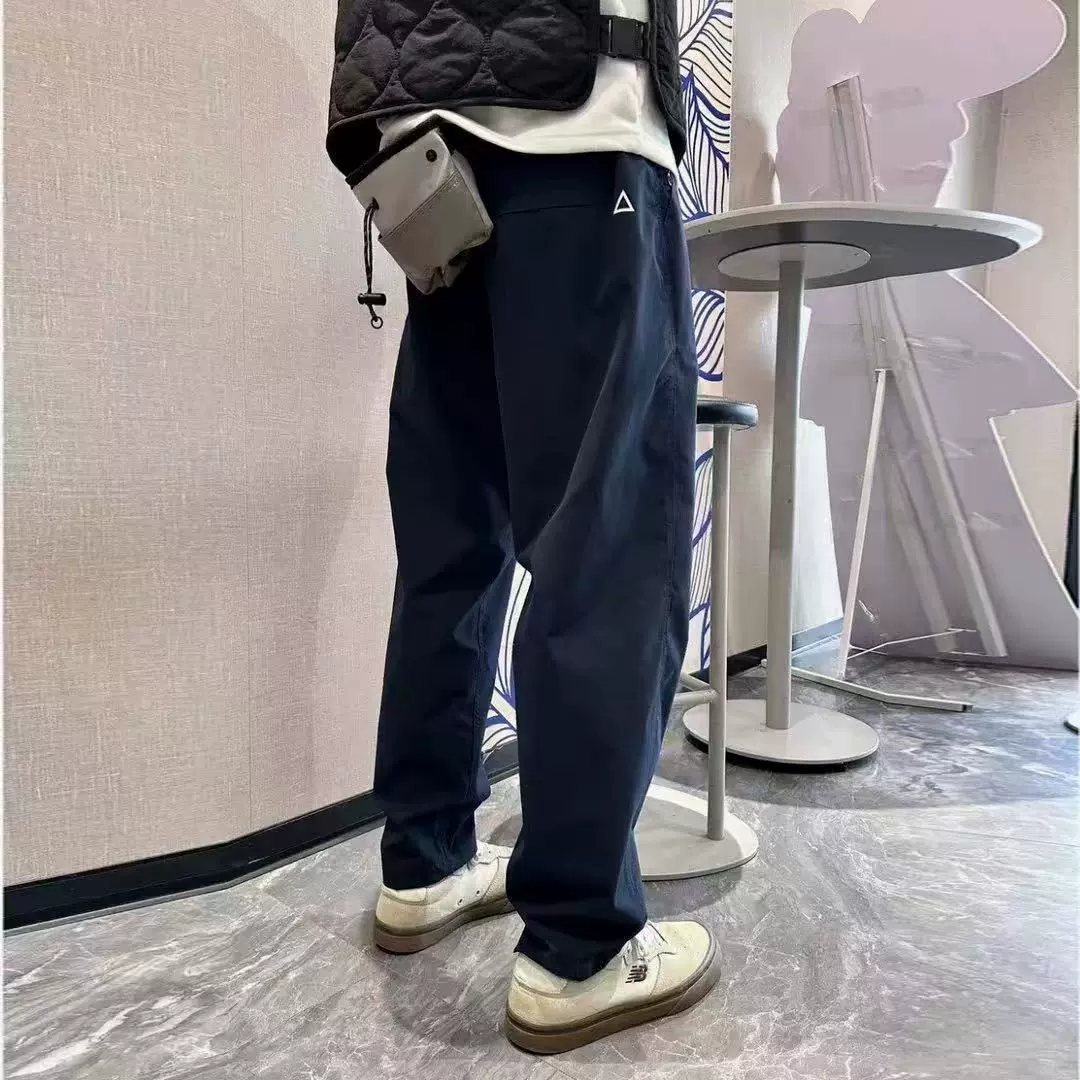 2025新款美式户外工装机能软壳冲锋裤时尚宽松百搭高街休闲男裤