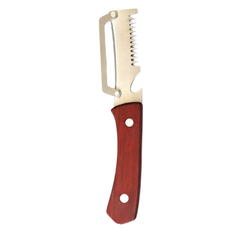 Cuchillo de corte multifuncional de cocina de cebolla cortador de alambre cortador de cabellones cortador de melón cortador de melón cortador de casco artefacto de corte de piel