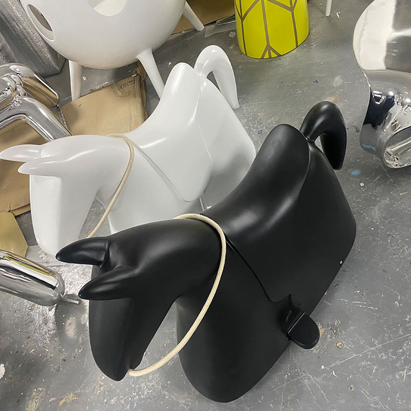 Caballo de Troya al aire libre caballo mecedora para niños individuales y dobles primavera de dibujos animados sacudiendo Yaole instalaciones de entretenimiento Balancín comunitario multifuncional