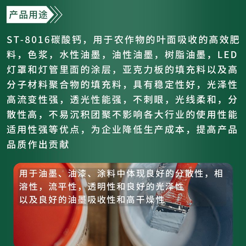 Ultra-Fine Calcium Carbonate Powder Industrial Coating 3