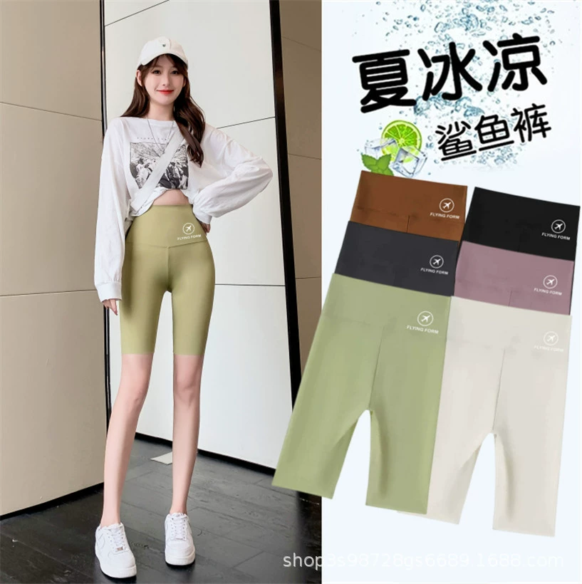 Защитные шорты в форме акулы с высокой талией, облегающие undershorts, дышащие, размеры S–L