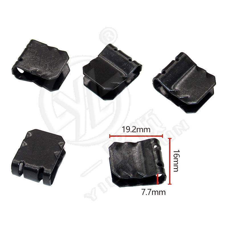 Cierre del guardabarros del automóvil, pieza de hierro de metal, soporte para tornillos, clip de hierro especial sin perforación, pieza de hierro fija en forma de U J665