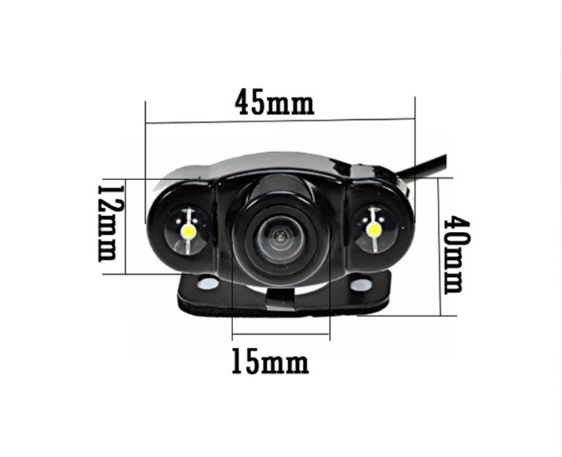 High-definition universal external camera with a frog-eye lens, offering a wide 170-degree field of view and rear-view image functionality for reversing