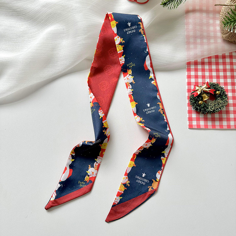 Muñeco de Nieve Azul Marino rojo