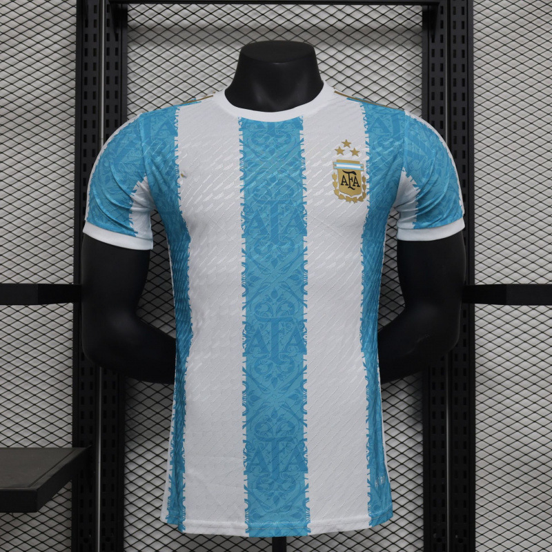 25-26 Jugadores argentinos, uniformes de fútbol de fans, uniformes de entrenamiento de edición especial de Messi, España
