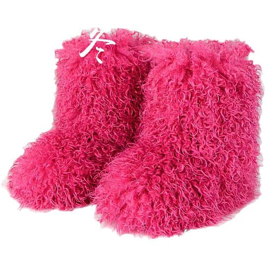 European and American Snow Boots Flat Heel Imitation Wool Boots Winter Warm Fur Snow Boots Imitation Wool Snow Boots