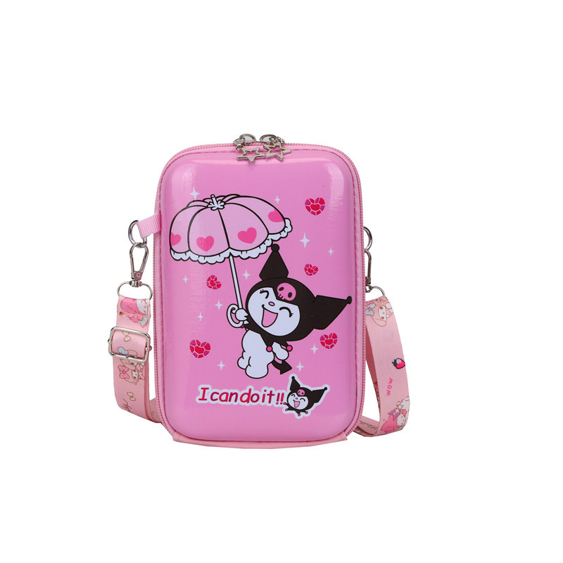 Creativo y simple 2025 nueva tendencia de moda bolso de cáscara de huevo para niños bolso de mensajero de hombro fresco y dulce para mujer de dibujos animados