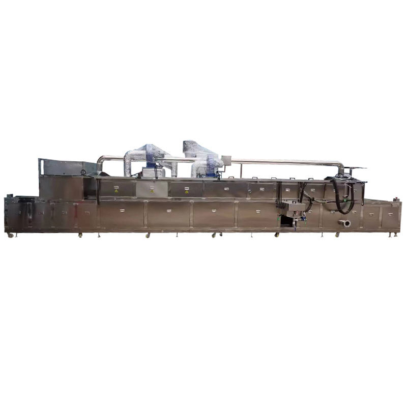 Mesh belt through stainless steel hardware parts degreasing and dewaxing surface cutting residue cleaning dryer