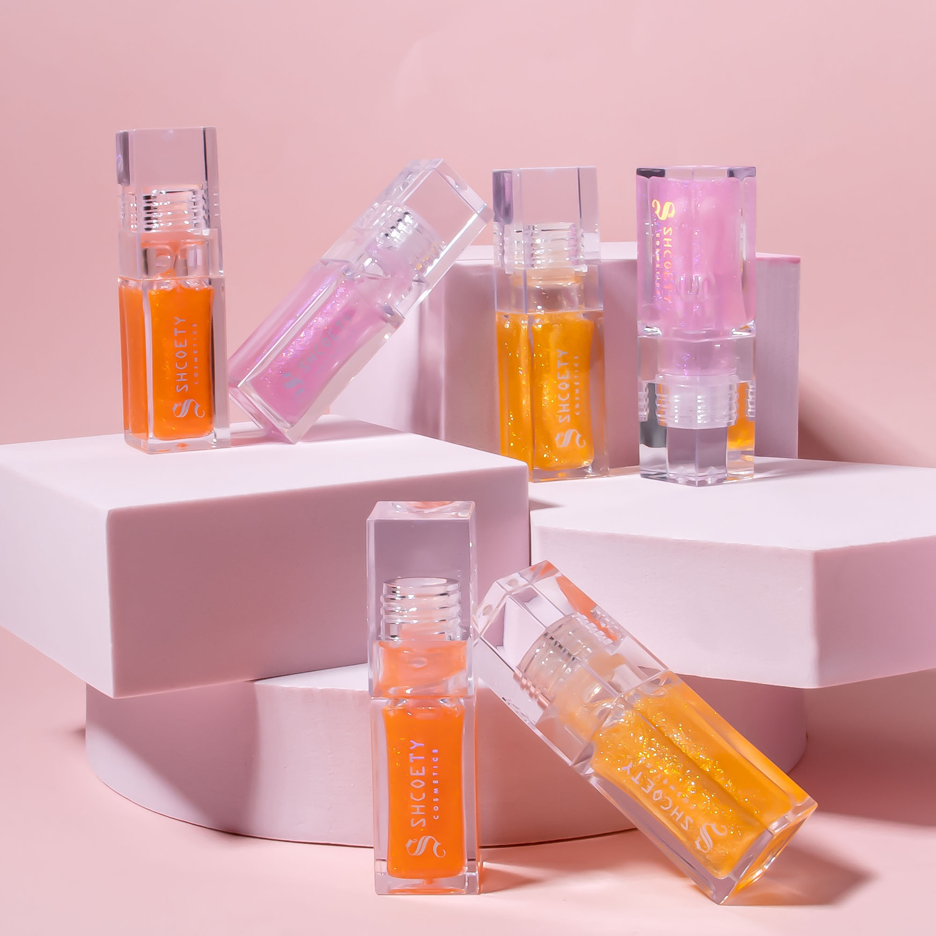 SHCOETY Cross-border Thermochromic Lip Oil Moisturizes and hydrates, easy to color, pearlescent fine shimmering color-changing lip gloss, and dudu Lip gloss undefined