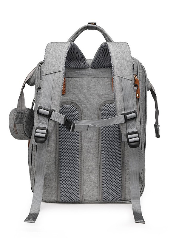 Bolso multifunción para mamá bebé portátil 2025 nuevo hombro de gran capacidad bolsa de cama para madre y bebé a prueba de insectos con sombra ligera