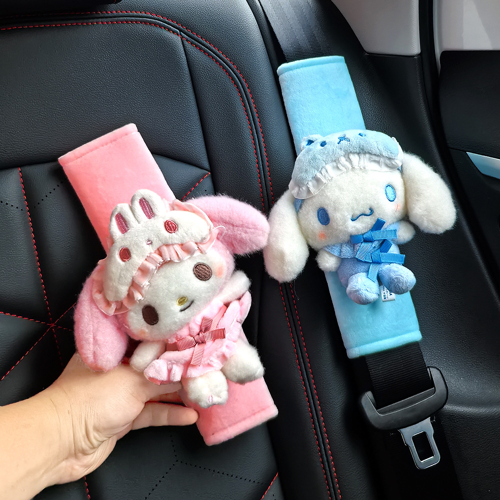 Funda Protectora para Cinturón de Seguridad de Peluche, Decorativo para Automóvil