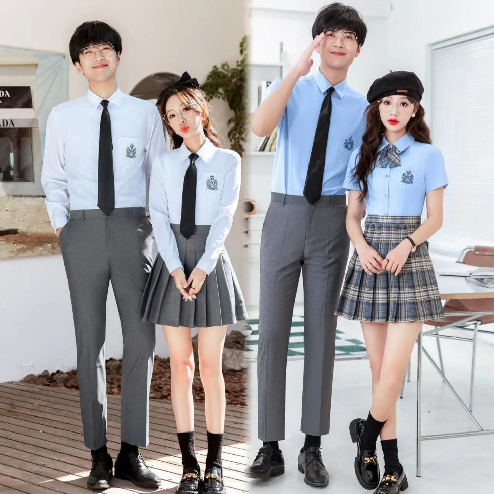 Men's and Women's Professional Workwear Shirt Suits Bar Ktv Internet Cafe E-Sports Hall Billiard Room Waiter Workwear Shirt
