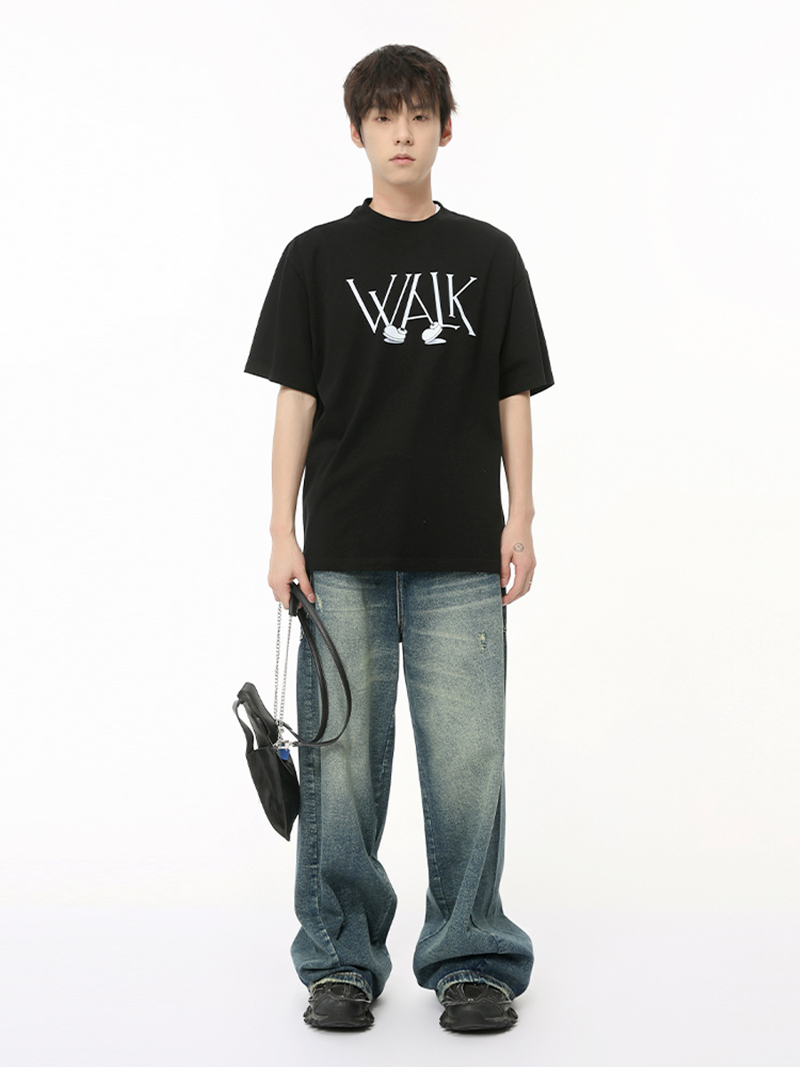 MTLCLOTHES Hombres| 2024 verano nuevos productos americanos de alta calle desgastados empalmados bolsillo grande sensación de vaqueros