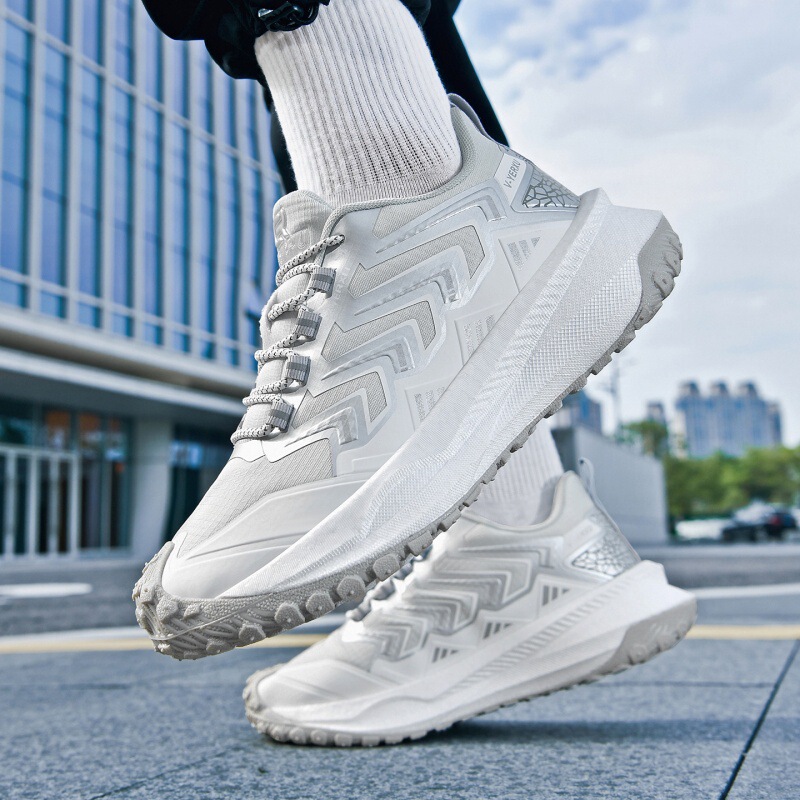 Men's Extra-Large Size Shoes, Comfortable Soft-Soled, Shock-Absorbing, Breathable Mesh Shoes, Lightweight Sports and Casual Shoes