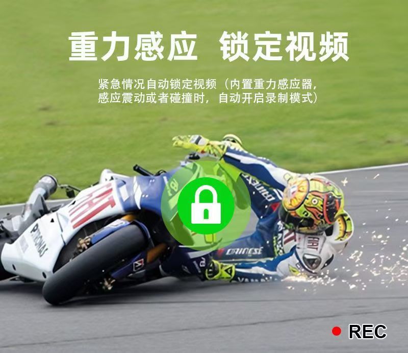 High-definition motorcycle driving recorder front and rear dual lens Sony high-definition night vision waterproof anti-shake Internet recorder