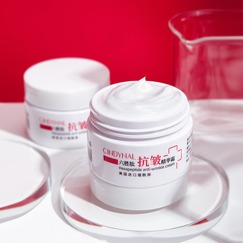 Six peptide anti-wrinkle cream for men and women, hydrating essence cream, moisturizing and tender facial hydrating liquid, wholesale and delivery