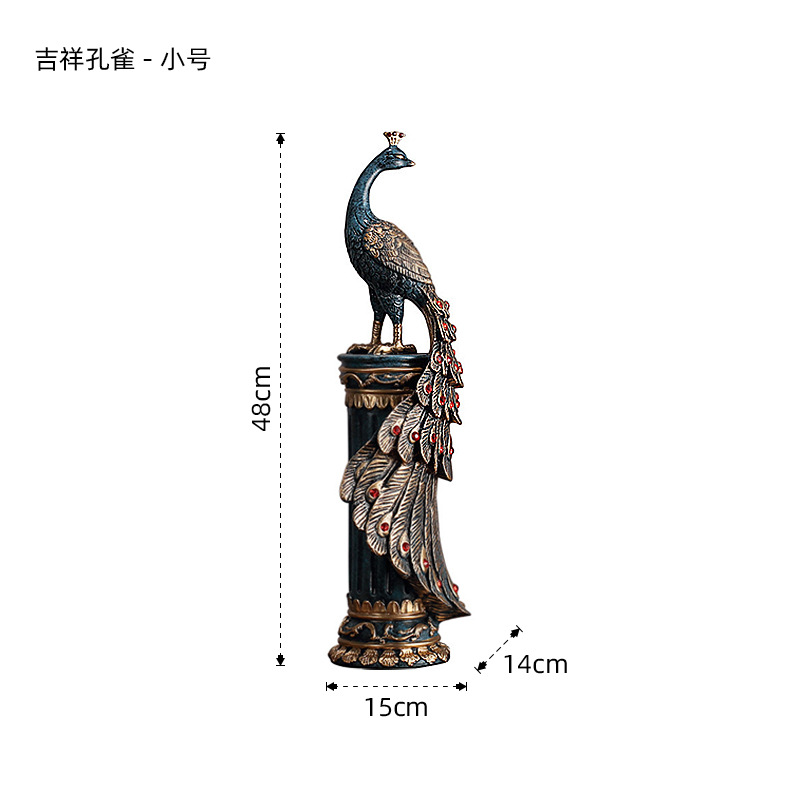 リビングルームの置物は軽くて豪華で高級な雰囲気のお酒棚の装飾品です。