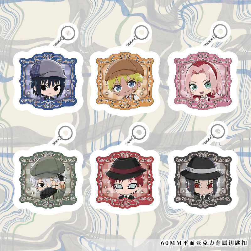 Naruto Anime Characters Detective Series Merchandise Acrylic Keychain Gift in Stock Naruto Anime Characters Detective Series Merchandise Acrylic Keychain Gift in Stock
