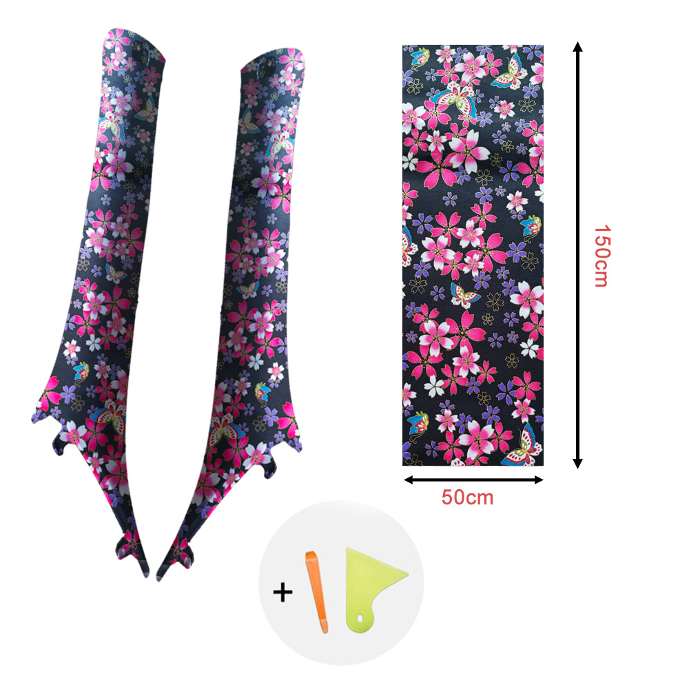 Car Ab-Pillar Decals, Car Ceiling Modifications, Universal Self-Adhesive Adhesive Cloth Modifications, Personalized Car Interiors