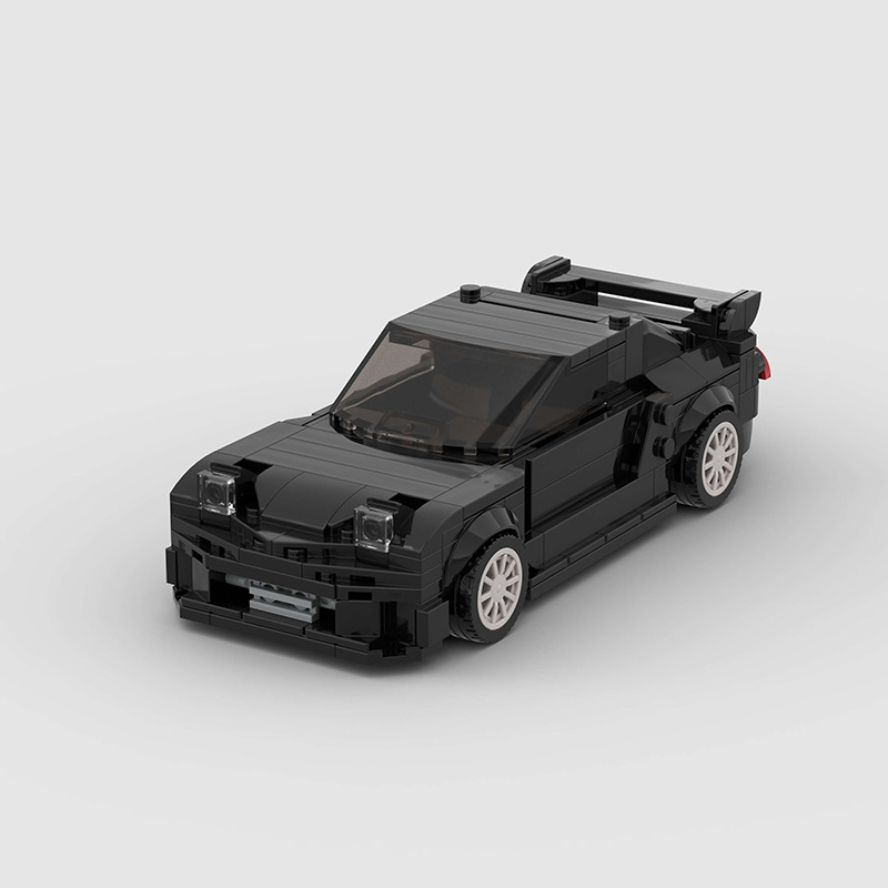RX7 Compatible Lego Small Particle Racing Car MOC Puzzle Assembled Children's Building Blocks Toys Cross Border