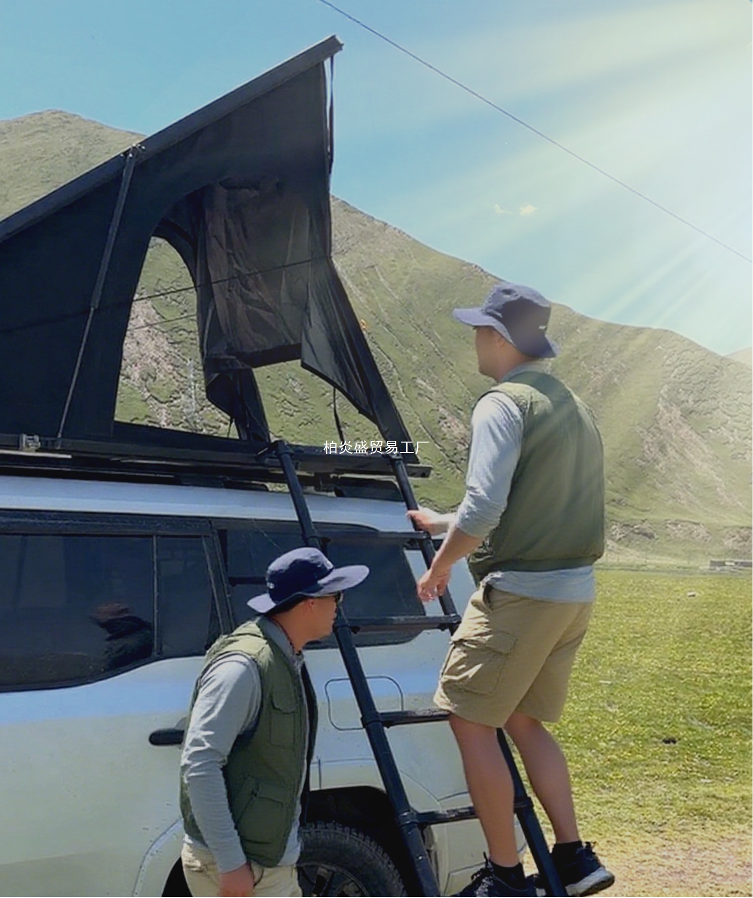 8cm Ultra-Thin and Ultra-Light Roof Tent for Beijing Bj Fang Cheng Bao Shan Hai Prado Leopard 5 Leopard 8 and Menglong Car Tents