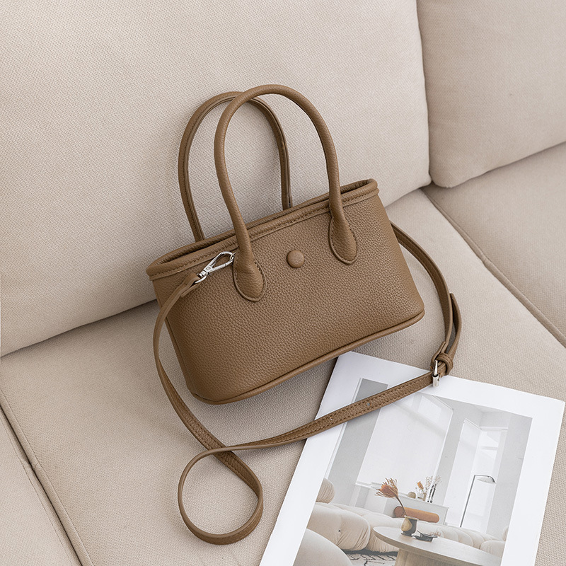 Bolso de canasta de verduras de alta gama Corea del nicho 2025 nuevo bolso de hombro coreano bolso de mensajero simple de moda