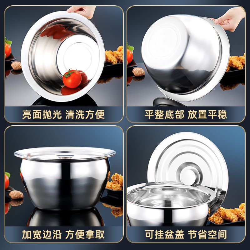 Grado alimenticio de acero inoxidable extra grueso con cubierta cocina comercial cerdo maceta doméstica grueso tanque de aceite cilindro de aceite