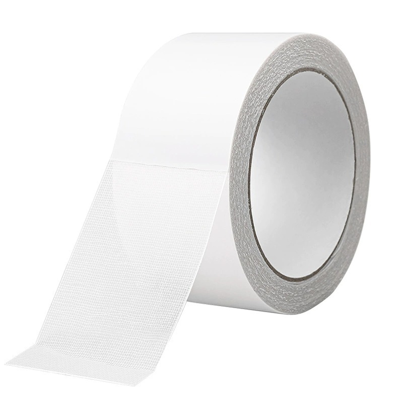 Cinta de tela al por mayor alfombra de exhibición de boda tela fija adhesivo de doble cara adhesivo de malla sin costura de alta viscosidad adhesivo de doble cara