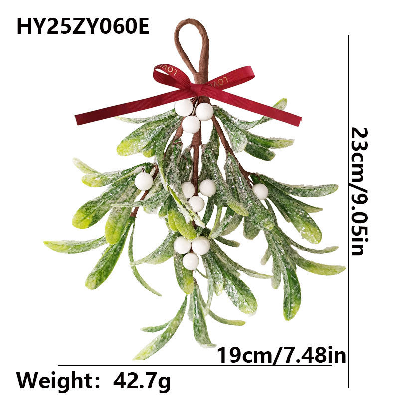ヨーロッパとアメリカのクロスボーダークリスマスデコレーション、イチジクのハンギングオーナメントシリーズ、模擬緑の植物、ベリー、小さな花束、ソース工場|undefined