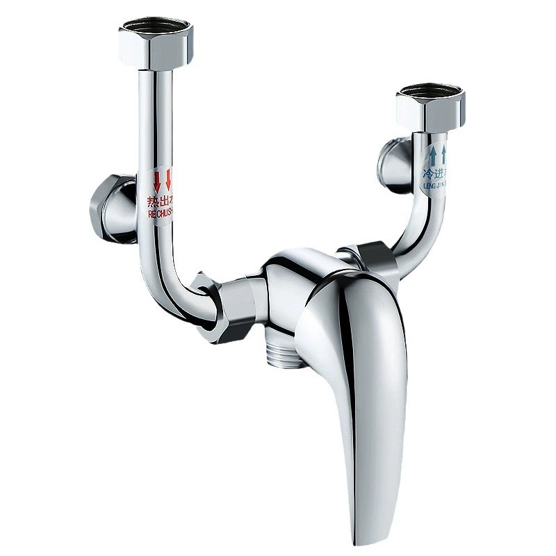 [铜电热水器U型阀 淋浴器花洒水龙头开关 冷热混水龙头 淋浴龙头]