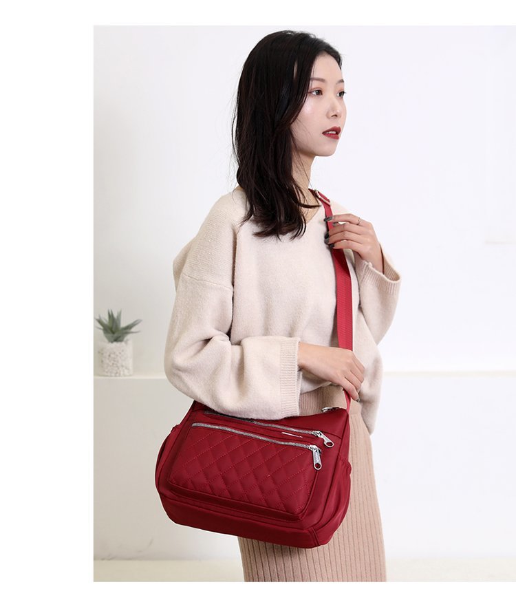 New casual single-shoulder crossbody bag, Oxford fabric bag, simple and fashionable European and American women's bag, cross-border one-piece delivery worldwide undefined