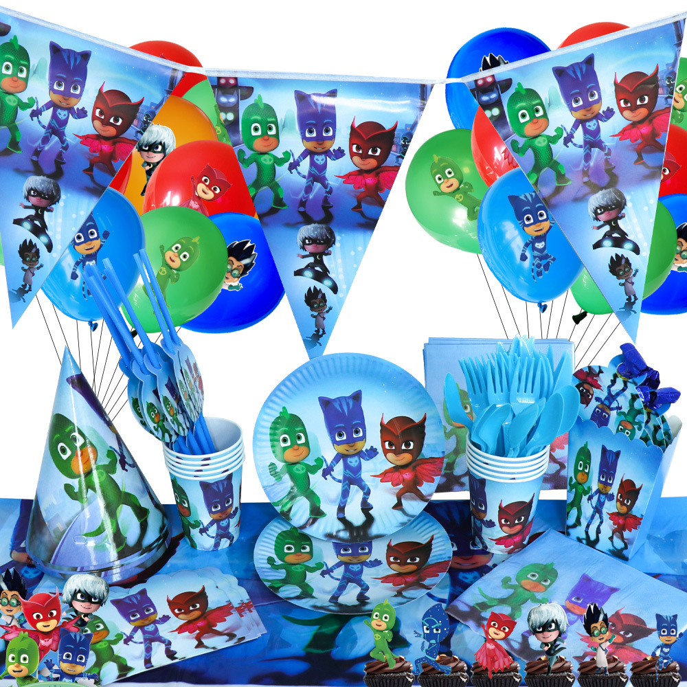 PJ Masked Man Birthday Party Tableware P...