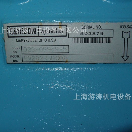 denison丹尼逊柱塞泵PV202L5DF02上海游涛机电特惠价供应