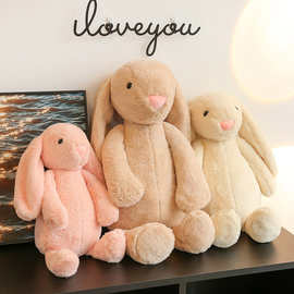 跨境爆款长耳兔公仔邦尼小兔子毛绒玩具生日礼物女生床上娃娃抱枕