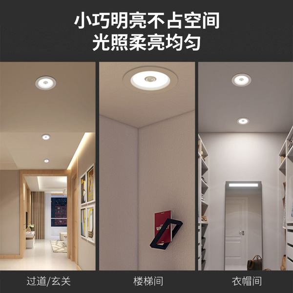 Physiological induction ceiling light for hotel