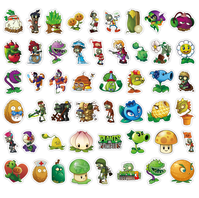 50 pegatinas de graffiti transfronterizas múltiples, decoración de equipaje, scooter portátil, funda impermeable para teléfono móvil, pegatinas de bricolaje