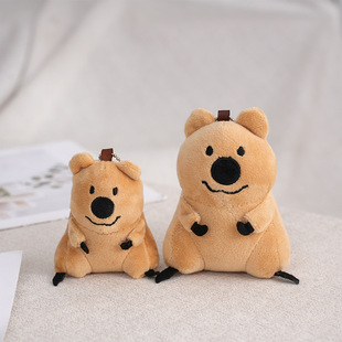 Strict selection of bell pepper bear pendant key chain cute koala doll pp cotton net red stall doll machine wholesale