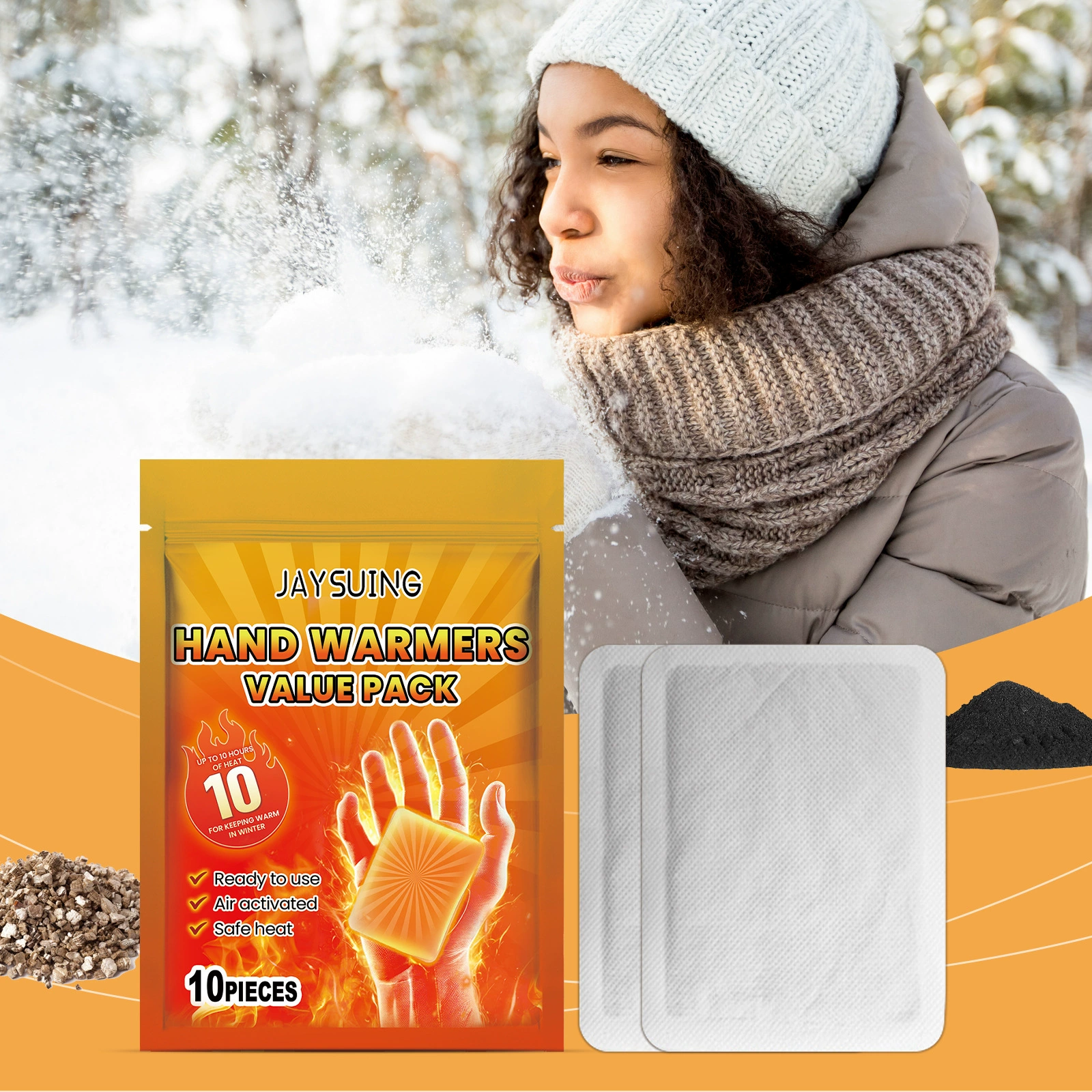 Jaysuing портативные теплые детские наклейки с автоматным нагревом