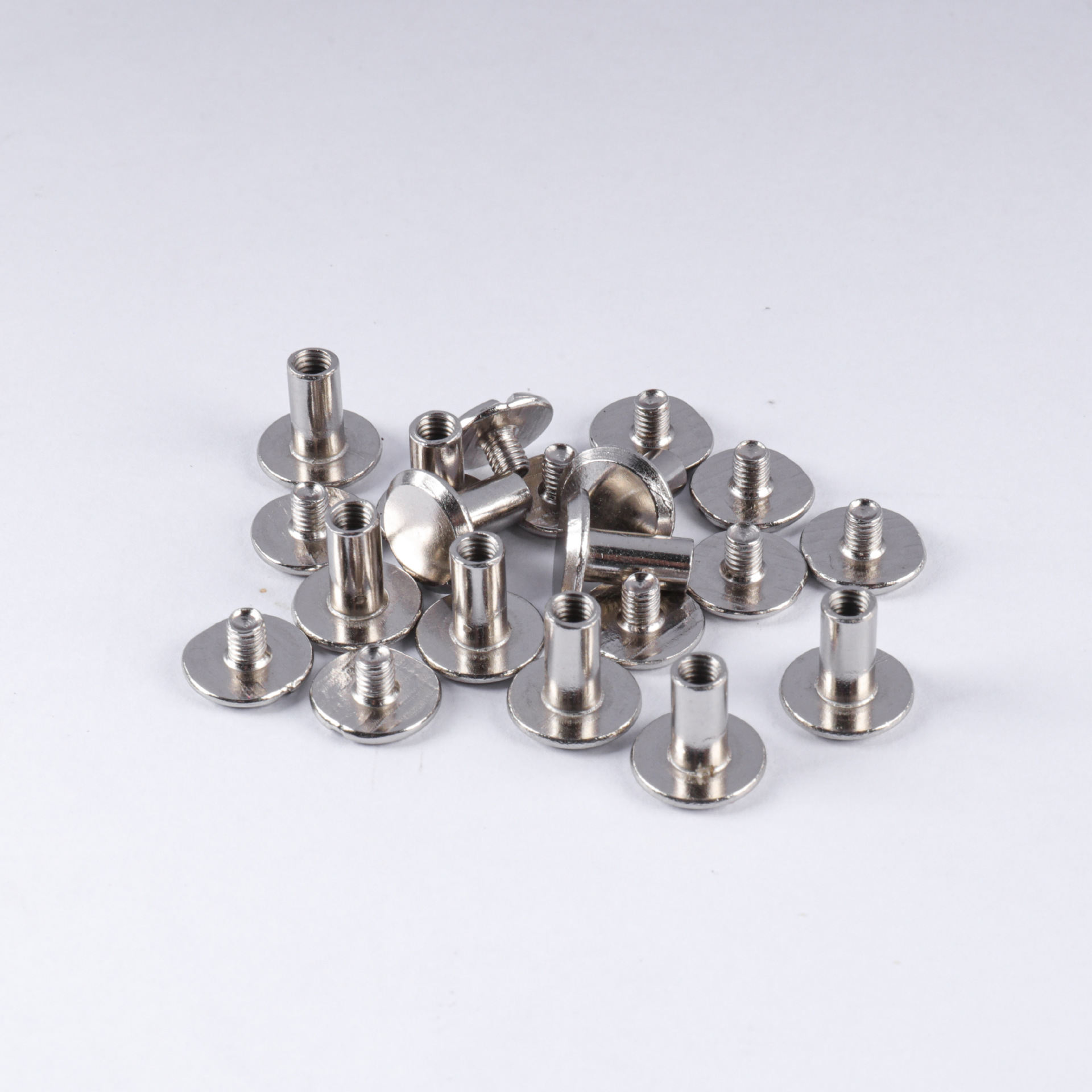 Binding Binder Clips Shouning Screws M4 Letter Screws Silver Letter Screws Calendar Rivets Male and Female Screws