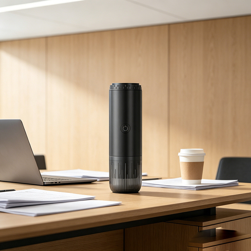Portable Handheld Coffee Machine, Wireless Heating Capsule Coffee Machine for Outdoor Travel and Car Use, Suitable for Espresso