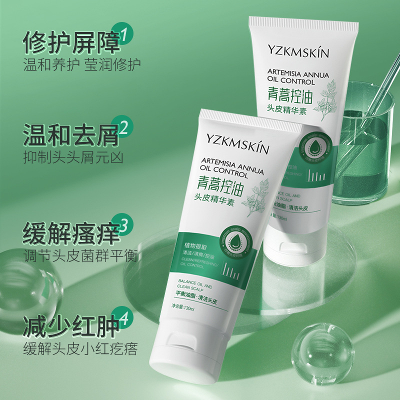 Ya Zhi Artemisia Annua Scalp Essence Oil-Control Anti-Dandruff Shampoo – Relieves Itching, Nourishes & Repairs Hair, Reduces Frizz – Wholesale Price