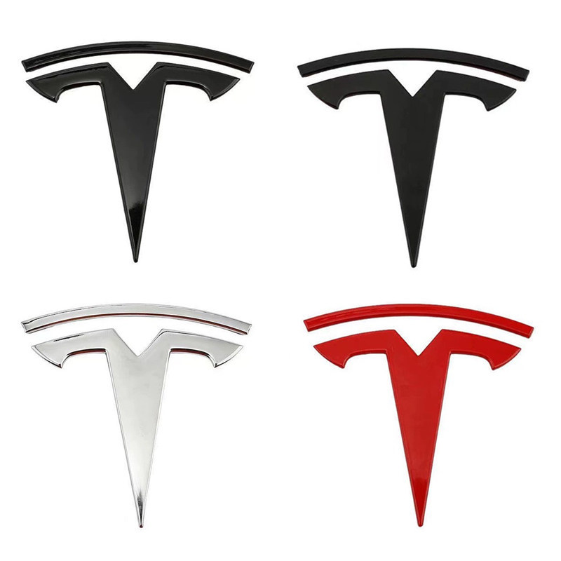 Suitable for Tesla Model Y Model 3 Car Logo, Hood Lettering, Tail Lettering, Modification, Original Adhesive Replacement Logo