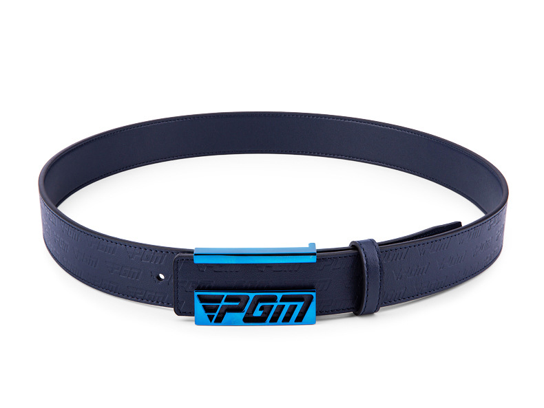 Thắt lưng Golf PGM da bò in nổi ba chiều, khóa hợp kim thể thao cho nam — Một size chi tiết 7
