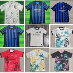 242526球迷款国米主场客场二客透气新款足球服训练服比赛夏季短袖