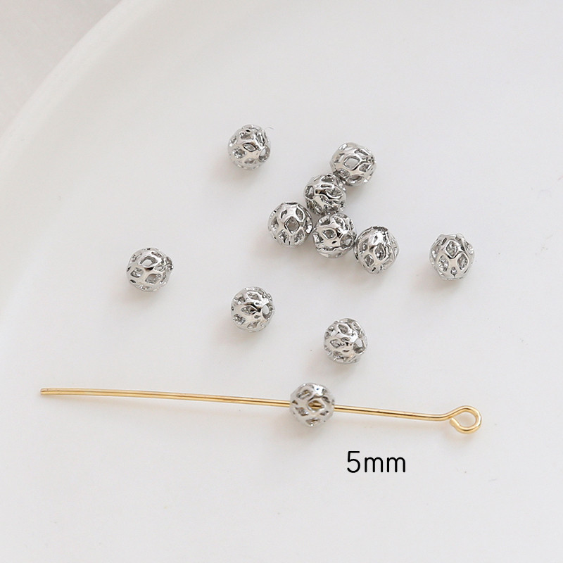 1g Weight Beads Jewelry Making Type DIY Jewelry Accessories Classification 1 Piece Quantity Copper Material Solid Color Pattern Plating Design Simple Style Style 1 Piece Copper Solid Color DIY Jewelry Accessories Beads 13